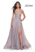 La Femme Dress 31995 - DUSTY MAUVE