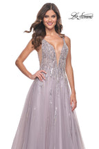 La Femme Dress 31995 - DUSTY MAUVE