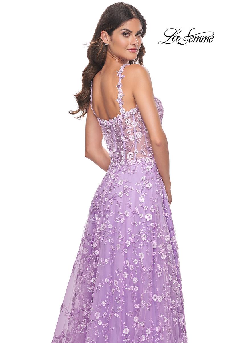 La Femme Dress 31996 - LAVENDER