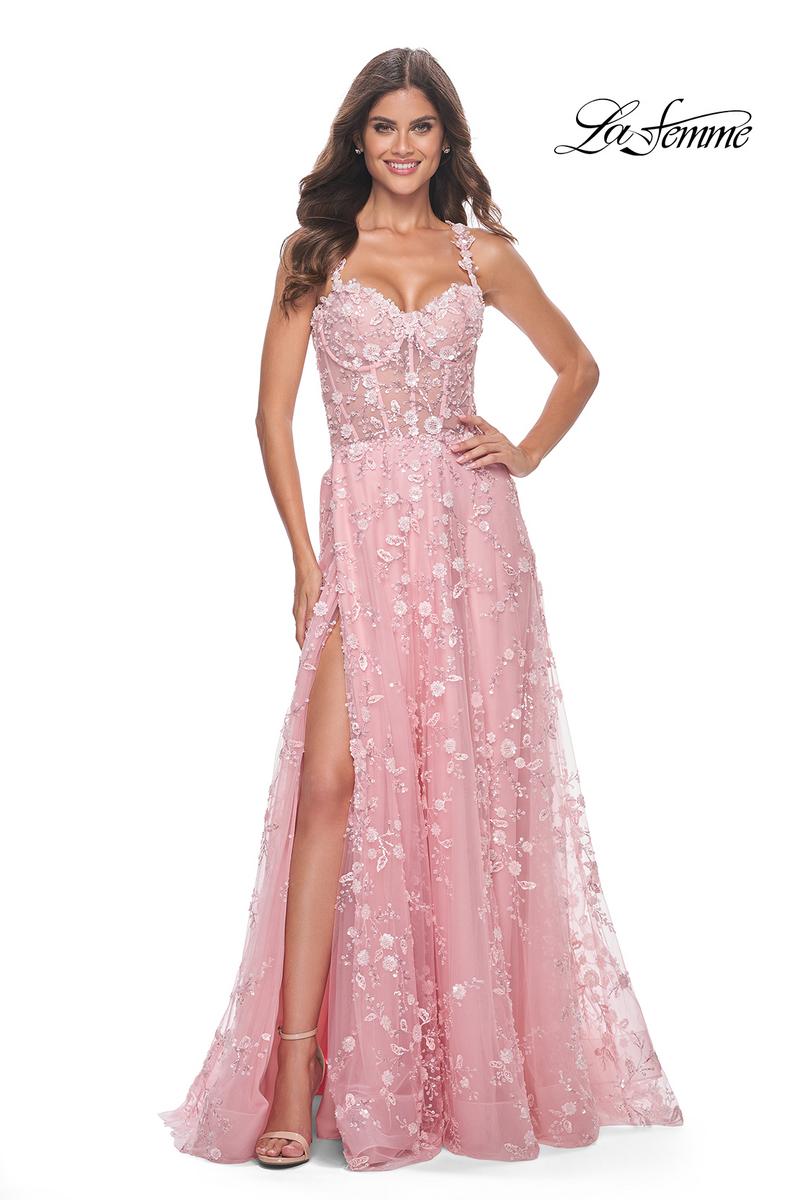 La Femme Dress 31996 - PINK