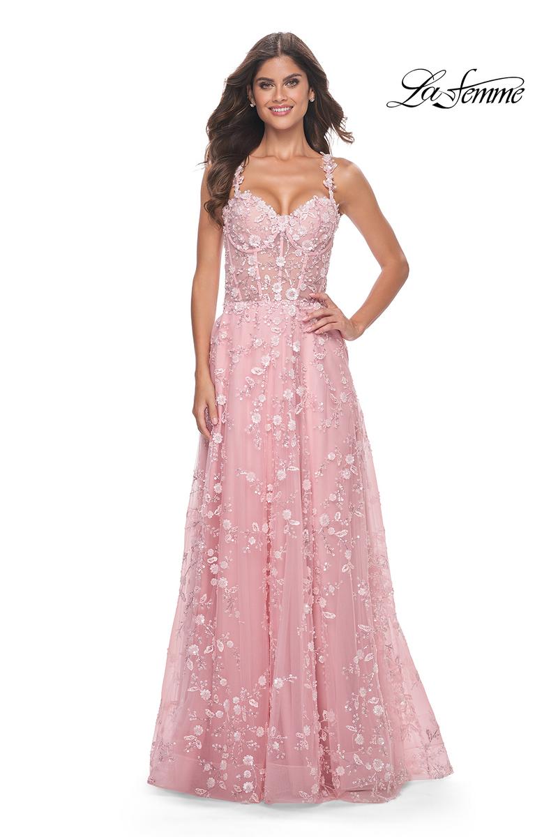 La Femme Dress 31996 - PINK