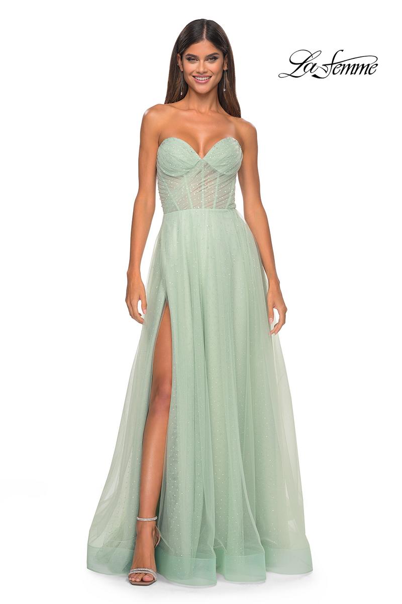 La Femme Dress 31997 - SAGE