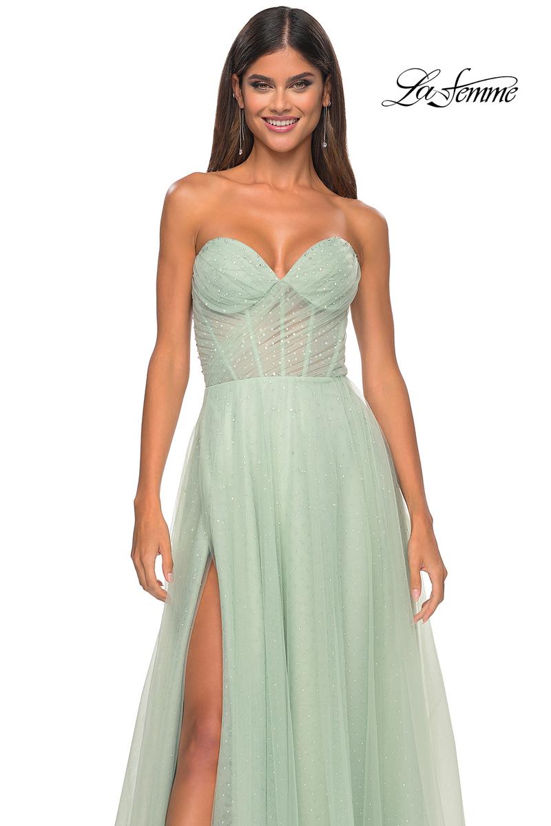 La Femme Dress 31997 - SAGE