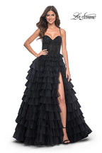 La Femme Dress 32002 - BLACK