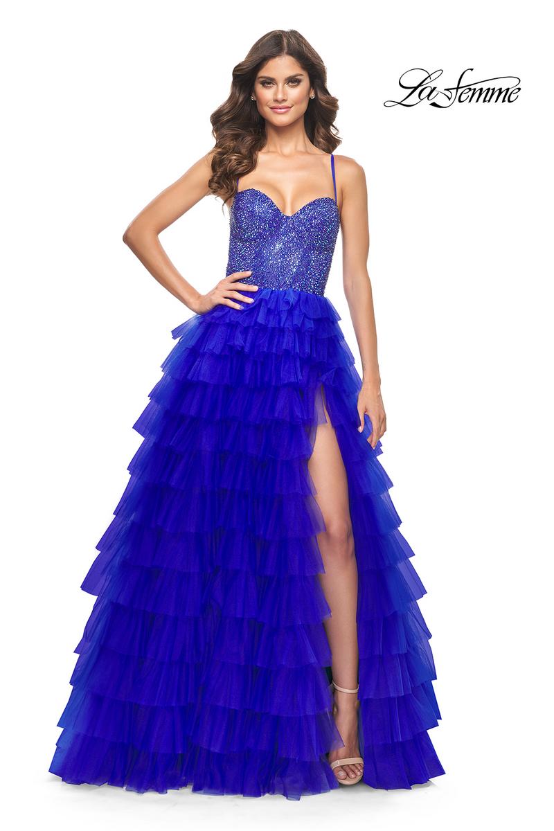 La Femme Dress 32002 - ROYAL BLUE