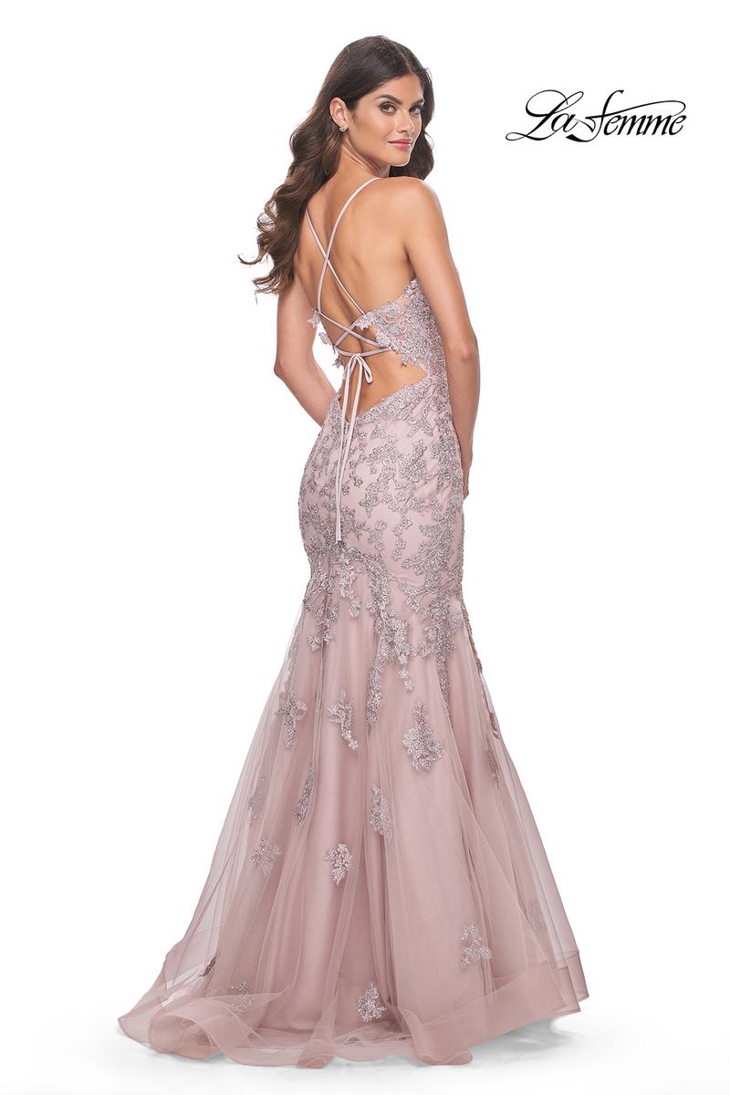 La Femme Dress 32004 - MAUVE