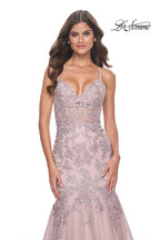 La Femme Dress 32004 - MAUVE