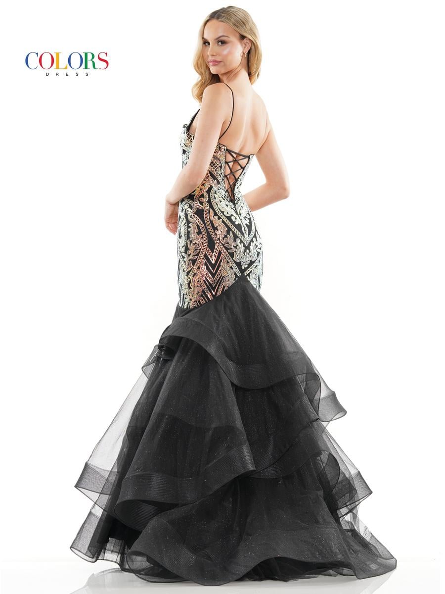 Colors Dress Dress 3200 - Black
