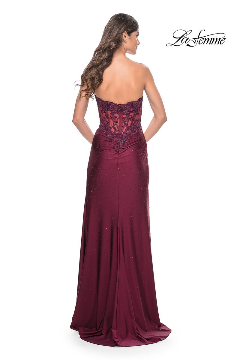La Femme Dress 32011 - DARK BERRY
