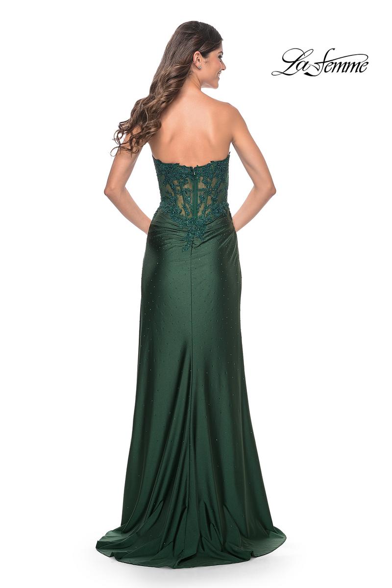 La Femme Dress 32011 - DARK EMERALD