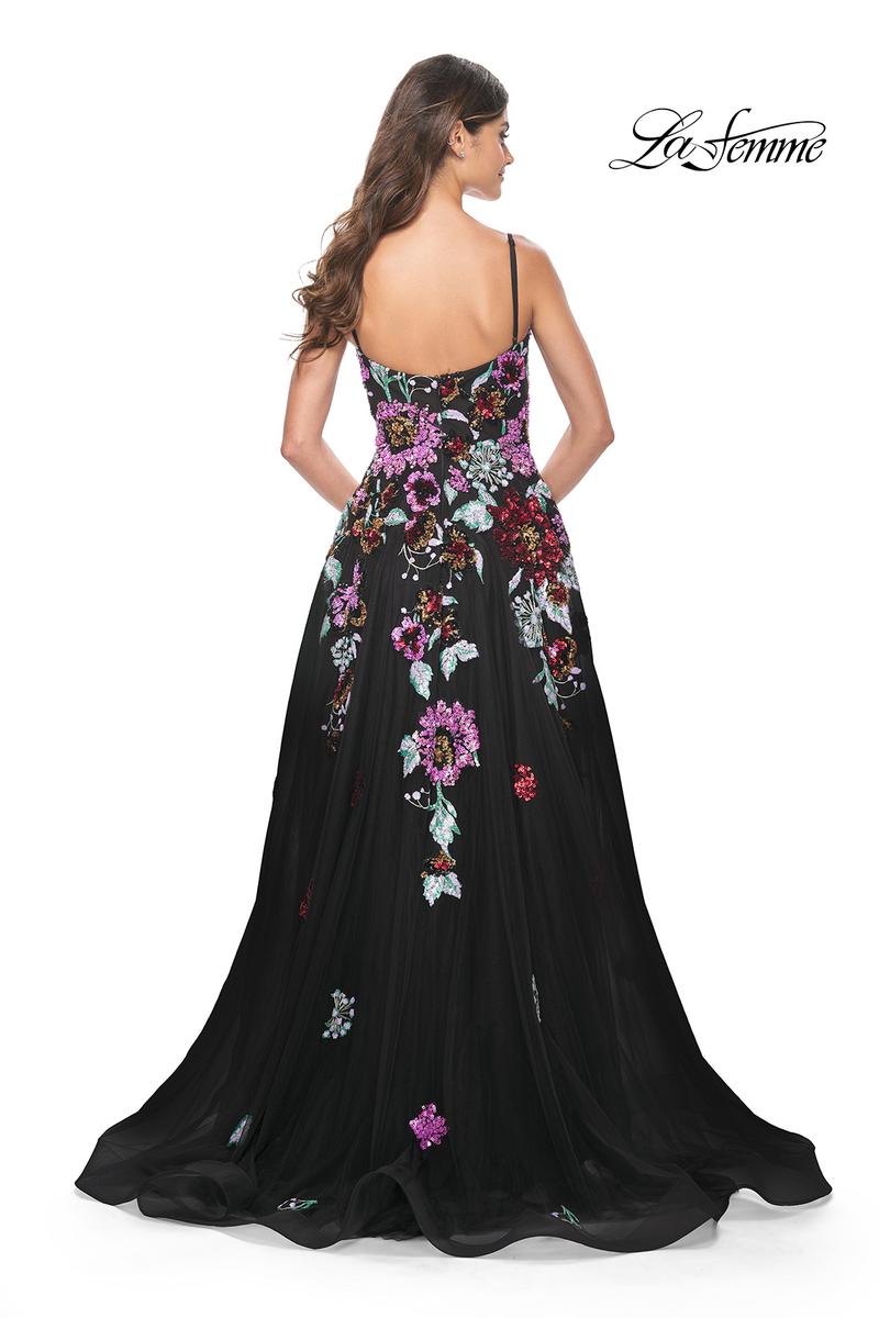 La Femme Dress 32019 - BLACK
