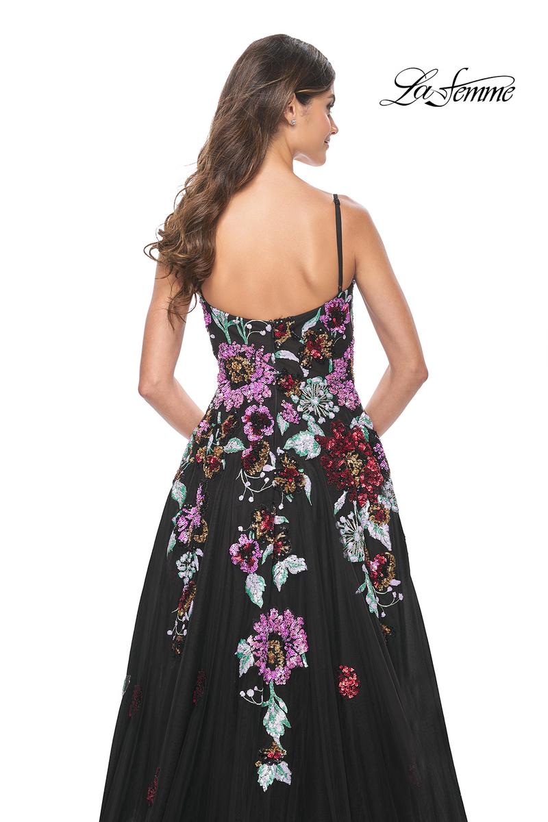 La Femme Dress 32019 - BLACK