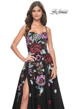 La Femme Dress 32019 - BLACK