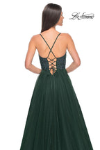 La Femme Dress 32020 - DARK EMERALD