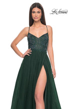 La Femme Dress 32020 - DARK EMERALD