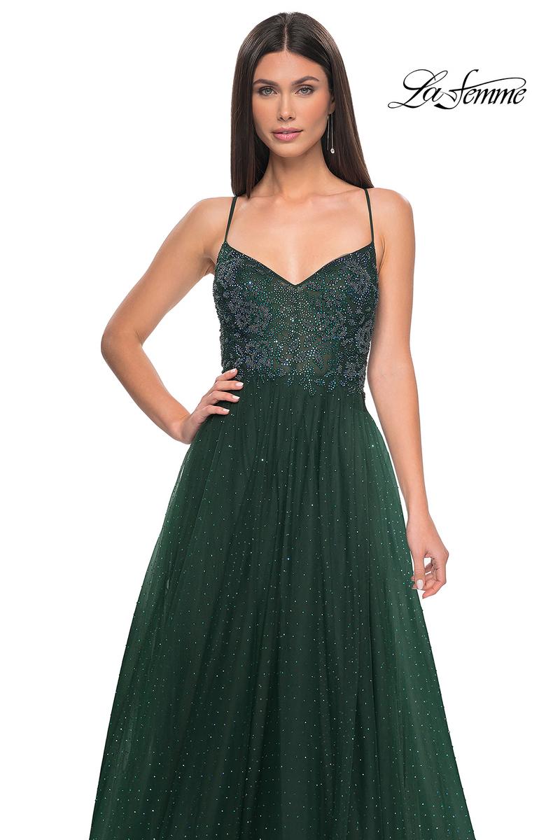 La Femme Dress 32020 - DARK EMERALD
