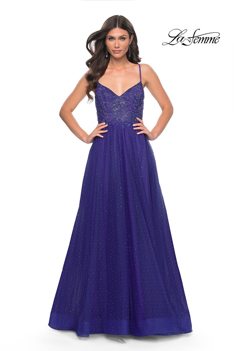 La Femme Dress 32020 - INDIGO