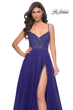 La Femme Dress 32020 - INDIGO