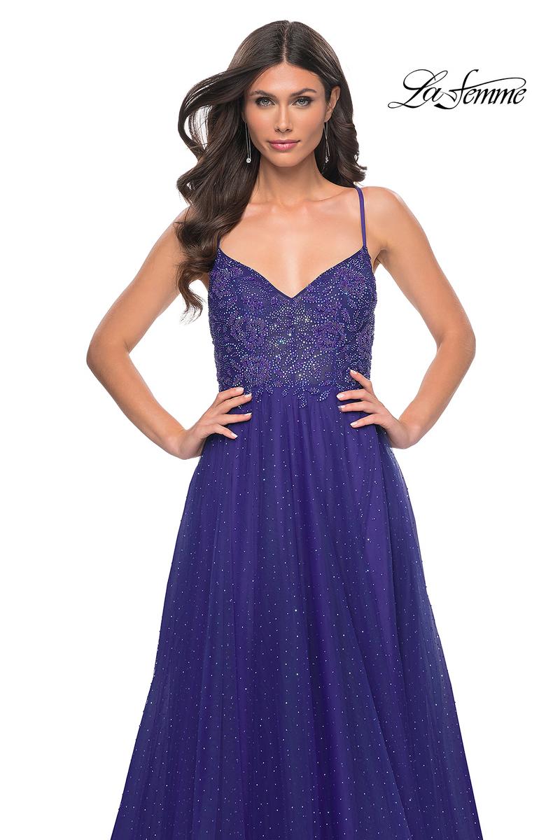 La Femme Dress 32020 - INDIGO
