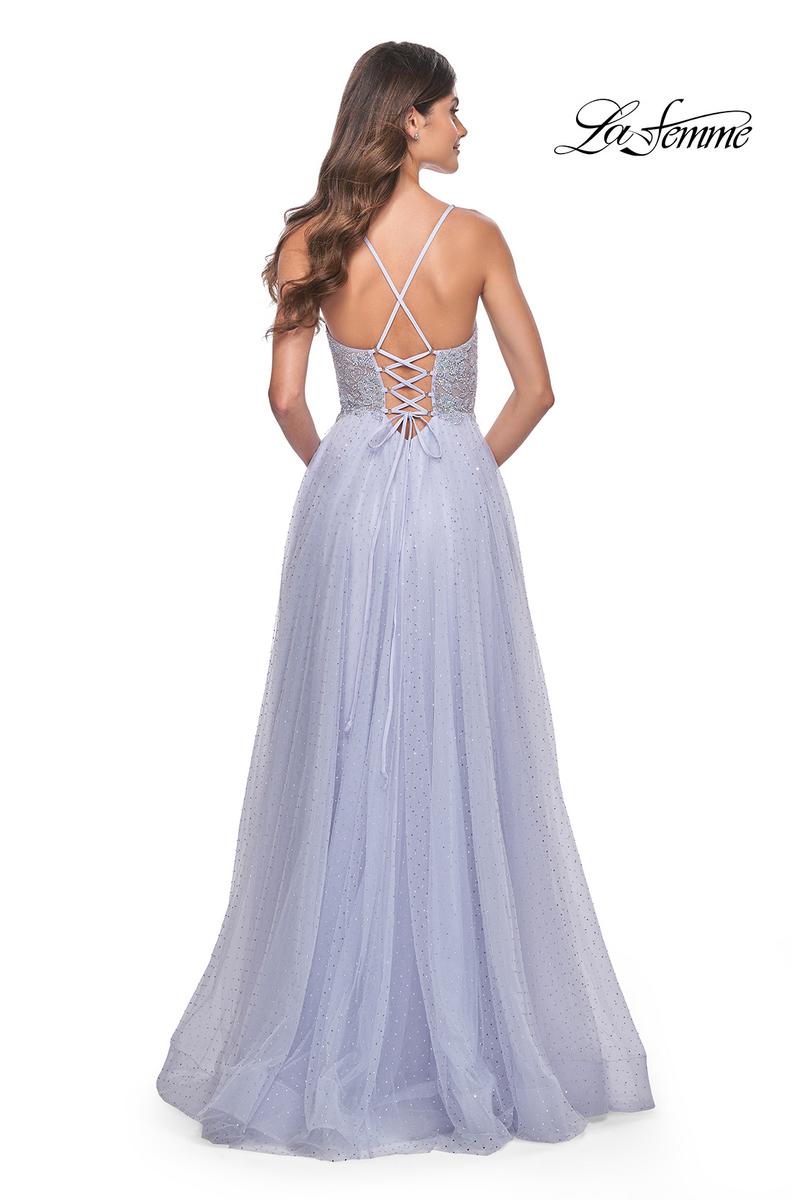 La Femme Dress 32020 - LIGHT PERIWINKLE