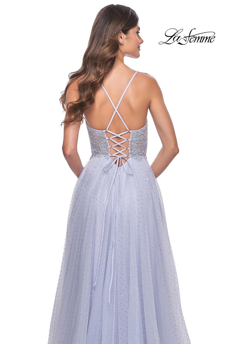 La Femme Dress 32020 - LIGHT PERIWINKLE