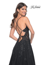 La Femme Dress 32022 - BLACK