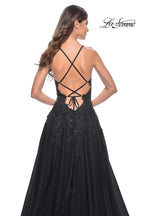La Femme Dress 32022 - BLACK