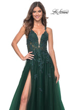 La Femme Dress 32022 - DARK EMERALD