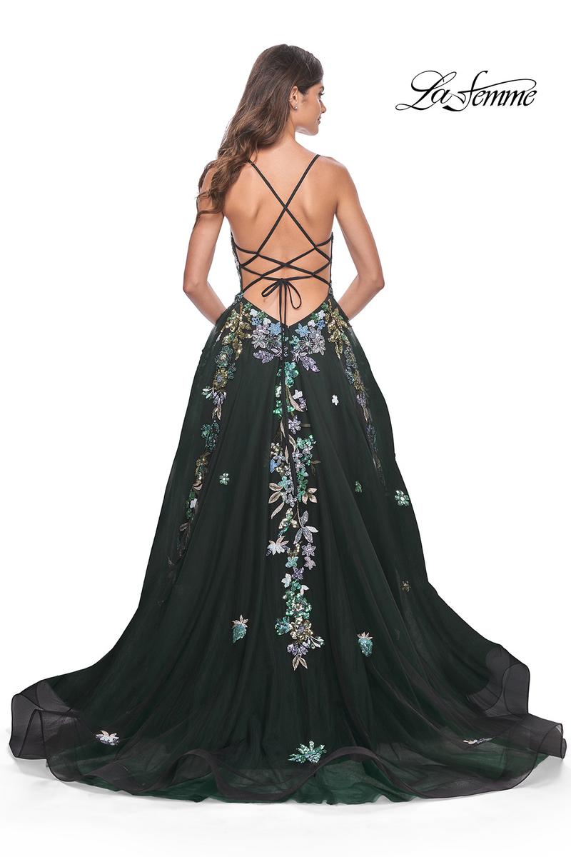 La Femme Dress 32023 - BLACK