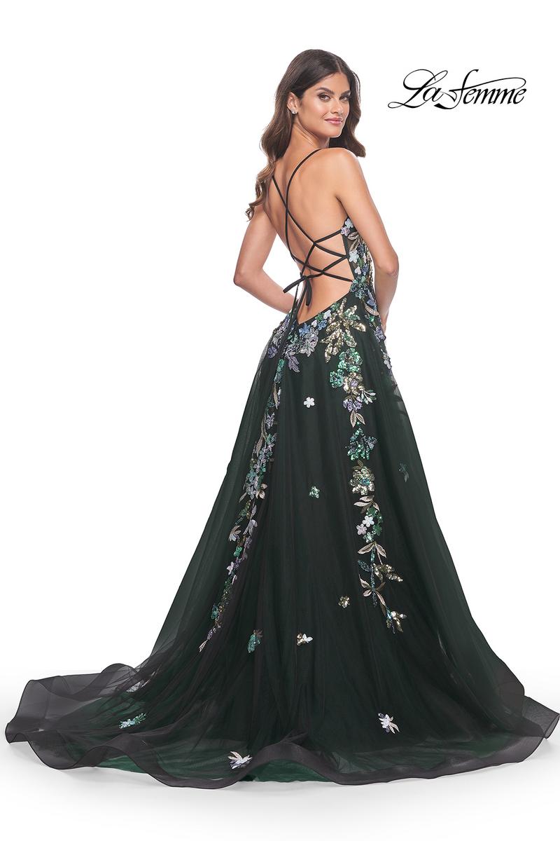 La Femme Dress 32023 - BLACK