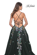 La Femme Dress 32023 - BLACK