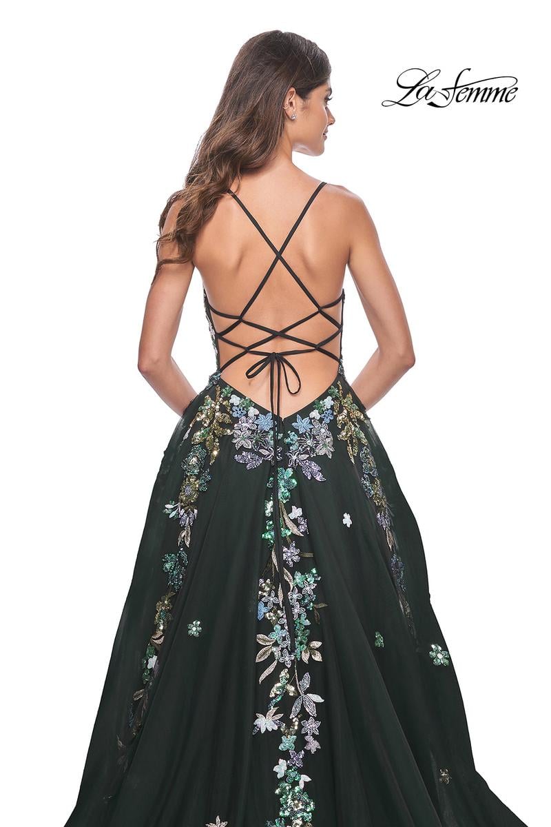 La Femme Dress 32023 - BLACK