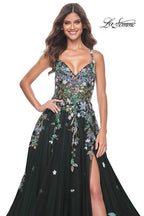 La Femme Dress 32023 - BLACK