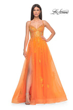 La Femme Dress 32028 - ORANGE