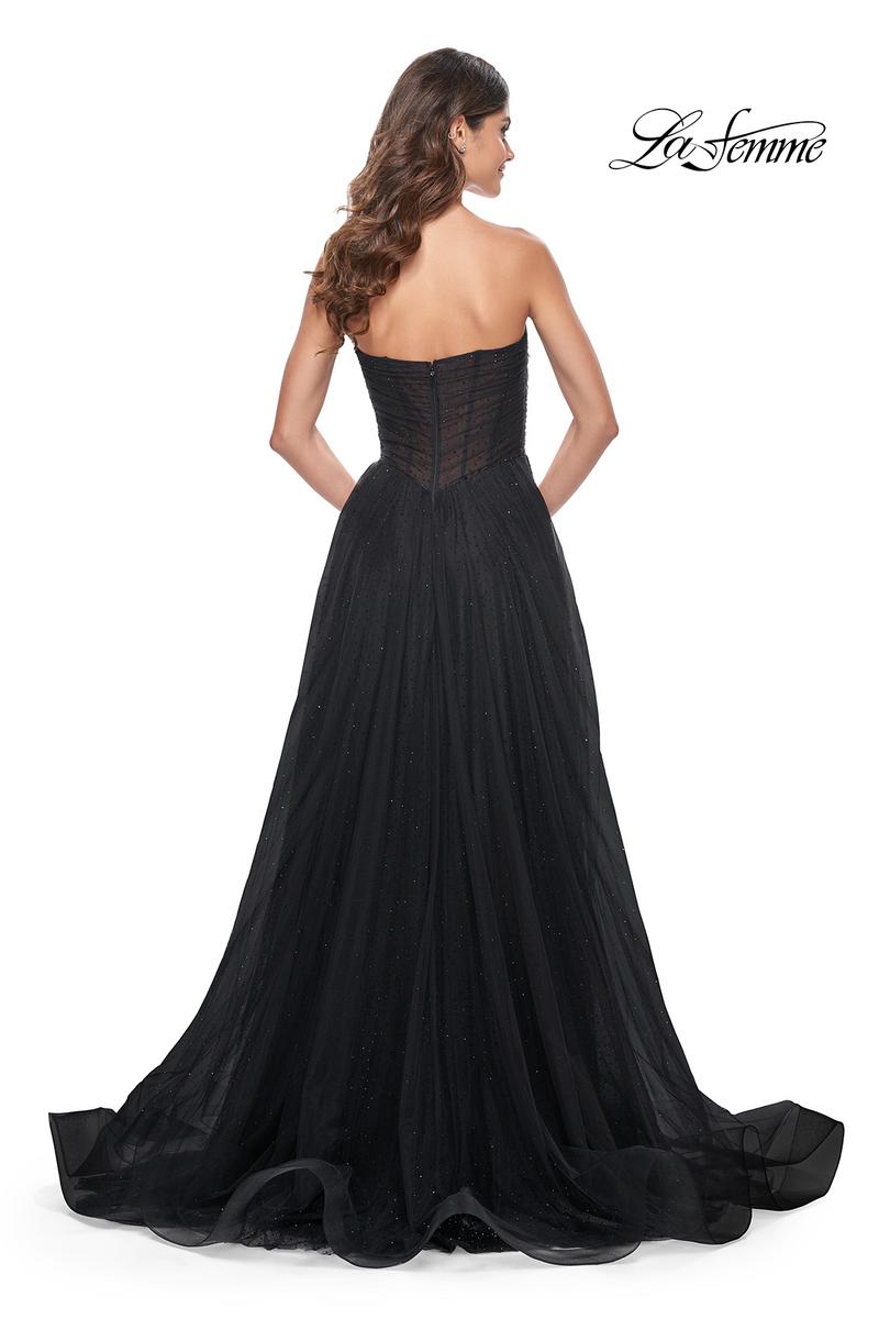 La Femme Dress 32029 - BLACK
