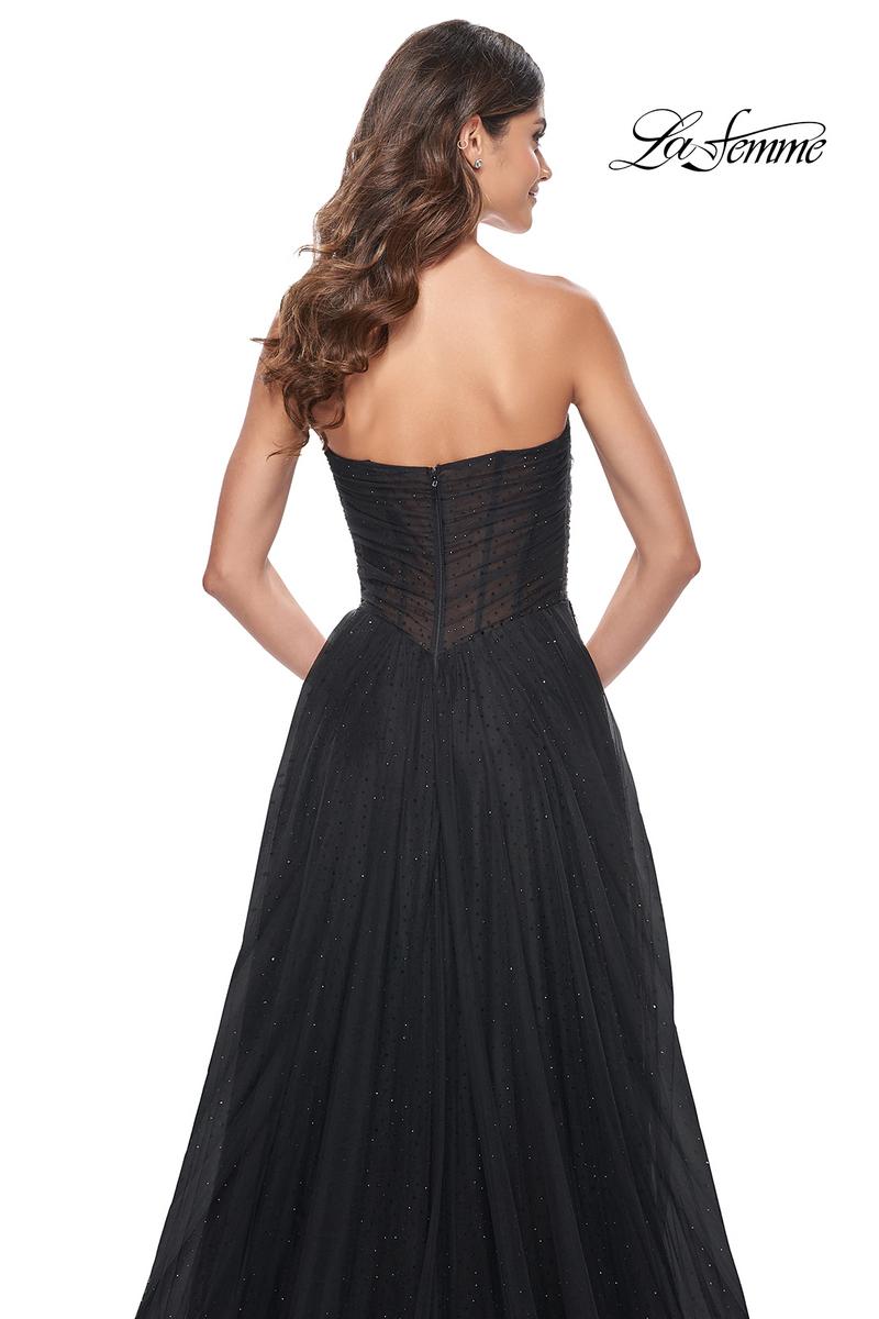 La Femme Dress 32029 - BLACK