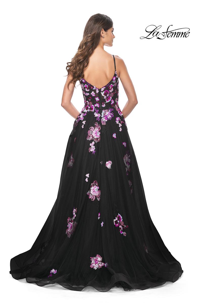 La Femme Dress 32030 - BLACK