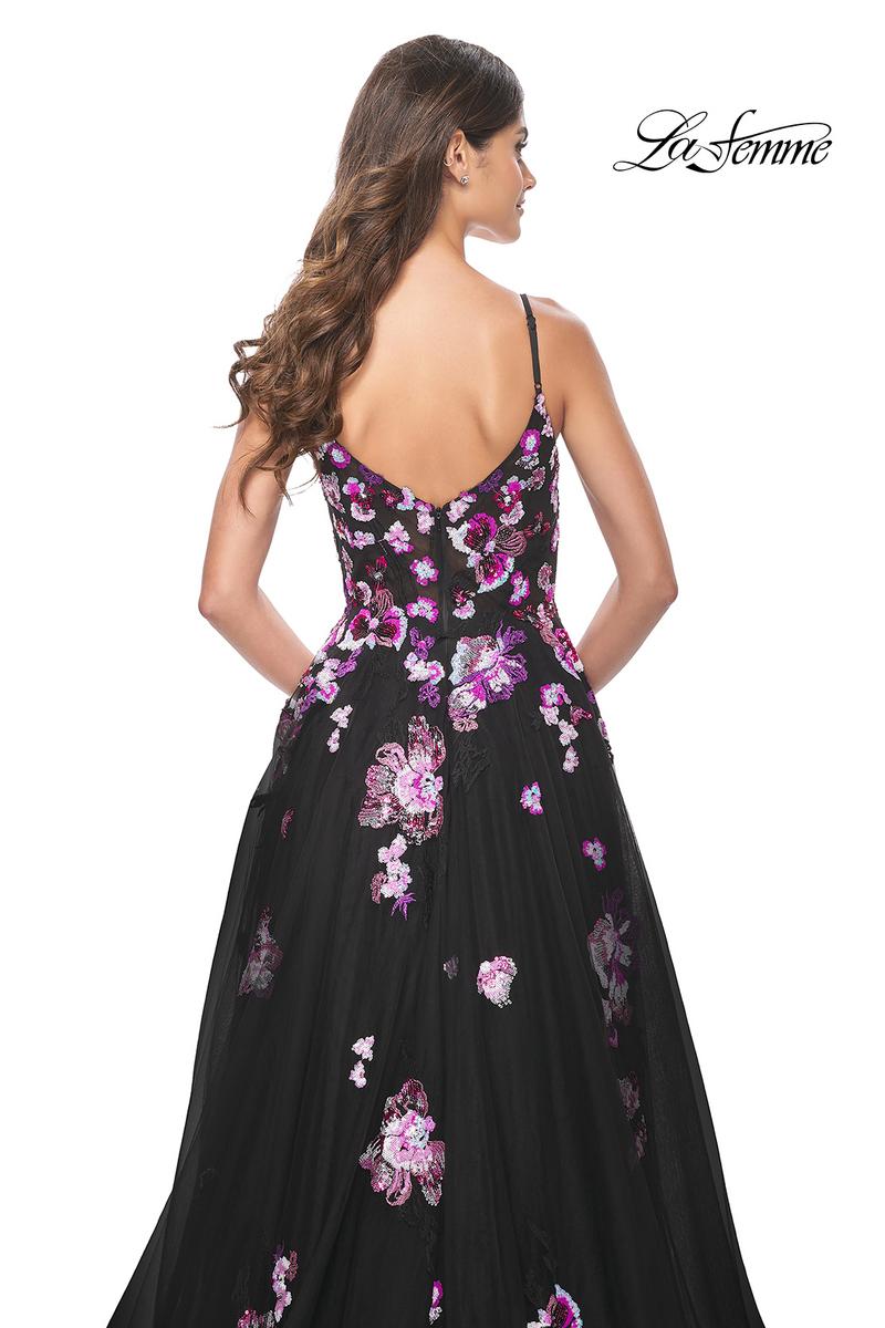 La Femme Dress 32030 - BLACK