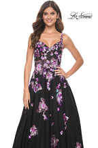 La Femme Dress 32030 - BLACK