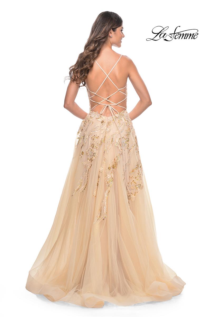 La Femme Dress 32032 - CHAMPAGNE