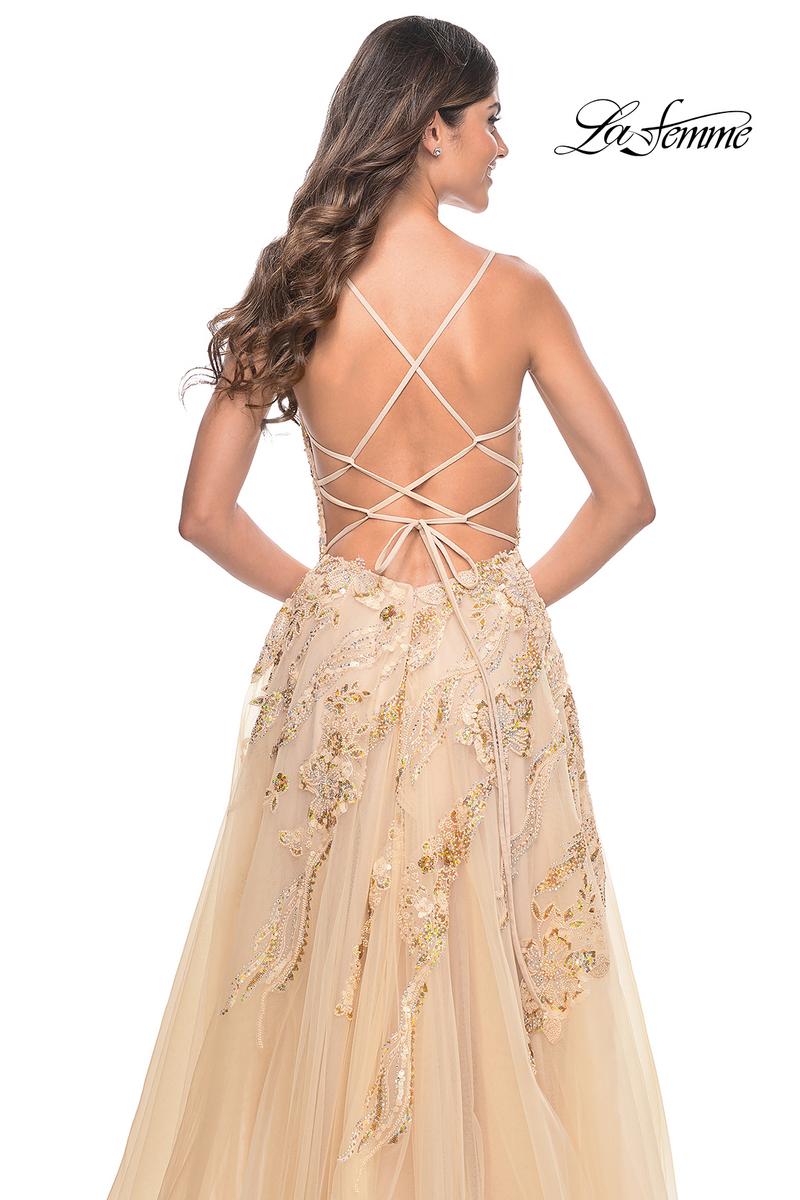 La Femme Dress 32032 - CHAMPAGNE