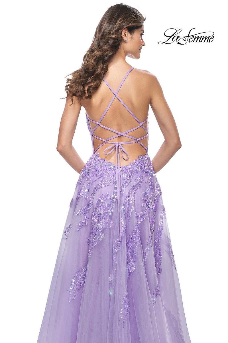 La Femme Dress 32032 - LAVENDER