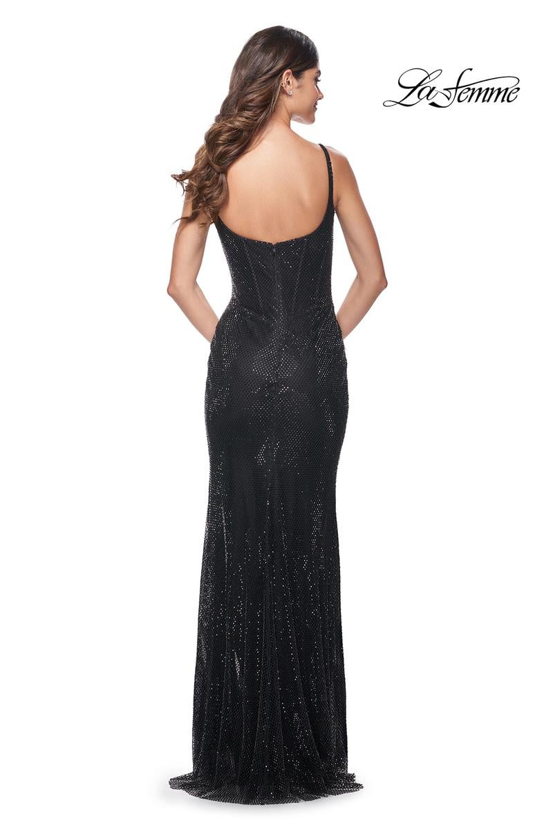 La Femme Dress 32038 - BLACK