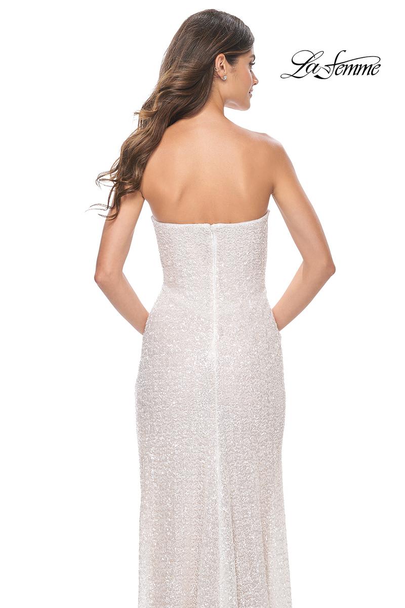 La Femme Dress 32045 - WHITE