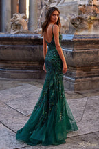 La Femme Dress 32049 - EMERALD