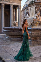 La Femme Dress 32049 - EMERALD