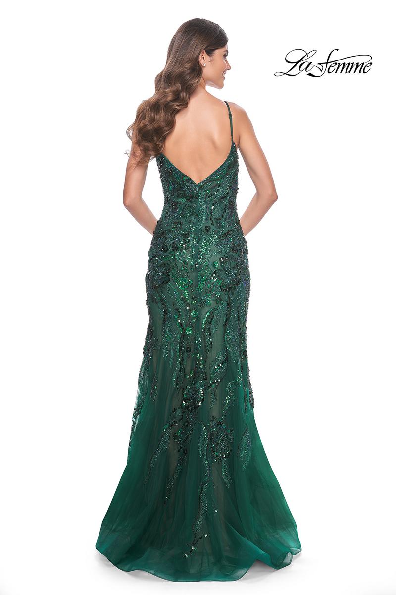 La Femme Dress 32049 - EMERALD