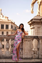 La Femme Dress 32050 - MULTI
