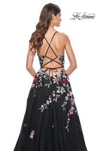 La Femme Dress 32051 - BLACK