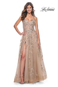 La Femme Dress 32052 - NUDE